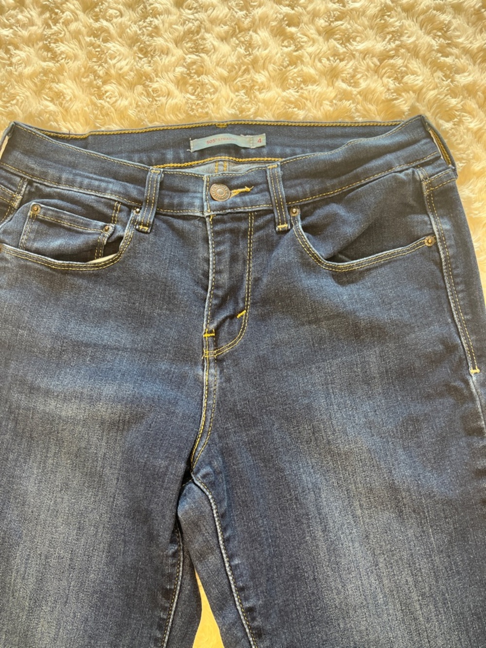 Levi's Women's Blue Straight Leg Jeans